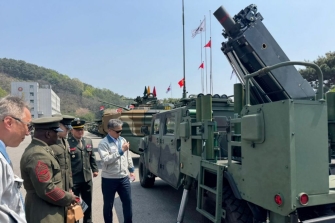 SNT다이내믹스가 선보인 120㎜ 박격포체계