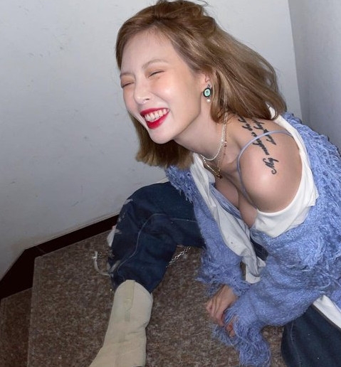 [포토]  현아 '단발로 변신'