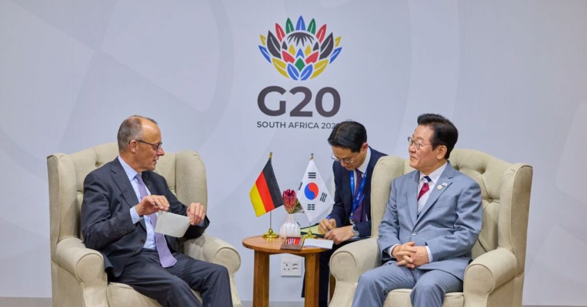 李在明总统29日将与德国总理Friedrich Merz举行会谈，商讨半导体与人工智能合作