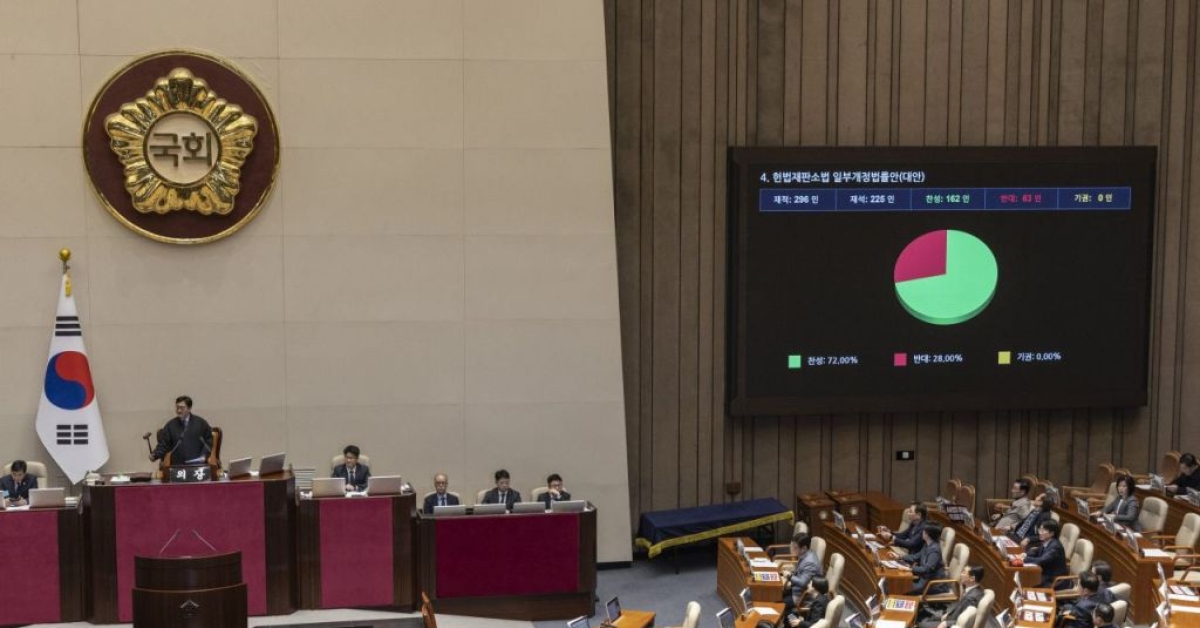 Controversial 'Judicial Appeal System' Bill Introducing a Fourth Tier Passes National Assembly Led by Democratic Party; People Power Party Boycotts Vote