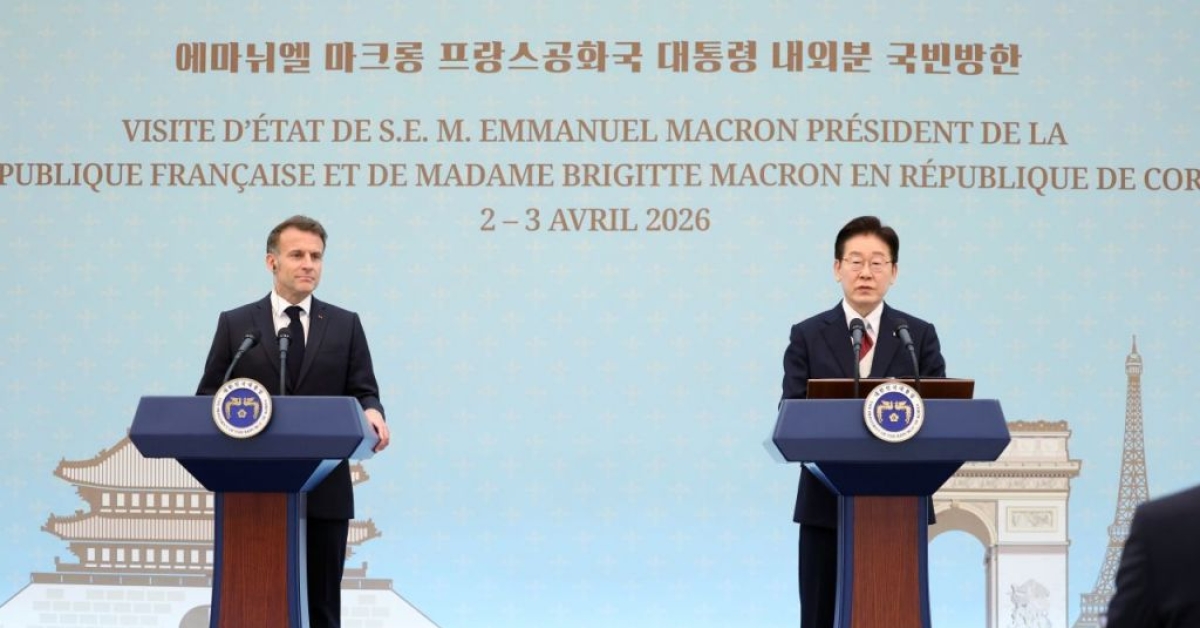 李在明总统6日至9日国事访问法国……与Macron合作人工智能、核能