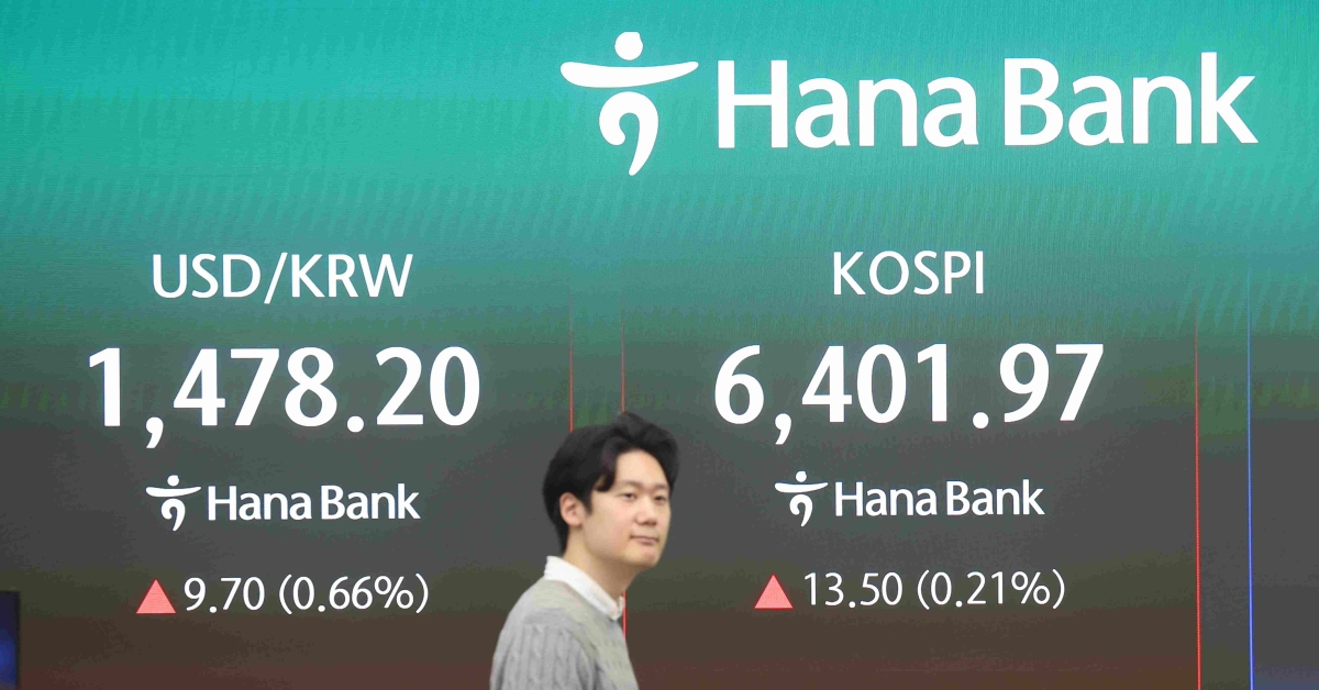 KOSPI Surpasses 6,400 Mark for the First Time Ever During Trading