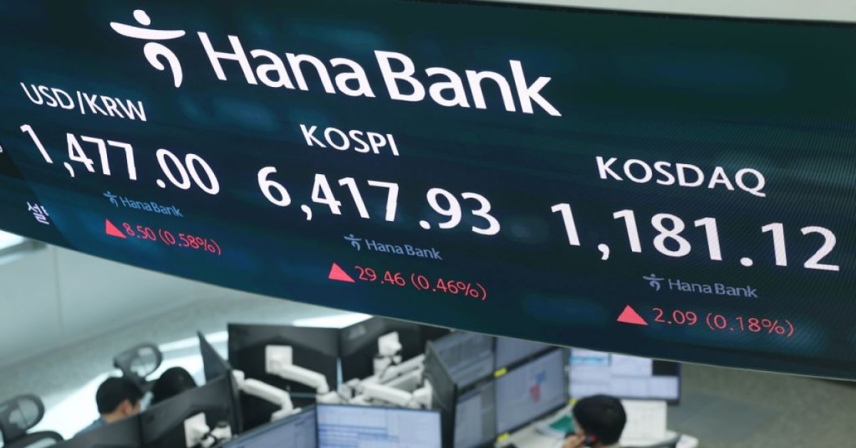 KOSPI Hits All-Time High in Just One Day, Closes at 6,417.93