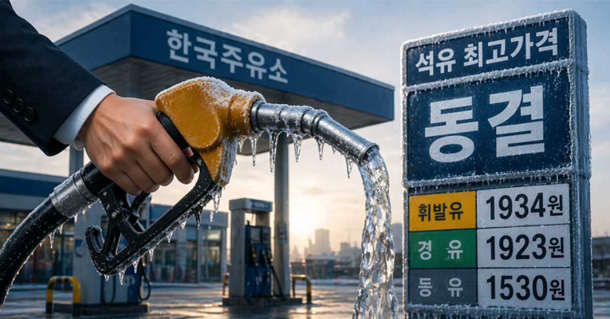 Government Freezes Maximum Oil Price for Fifth Time... Gasoline at 1,934 Won, Diesel at 1,923 Won Maintained
