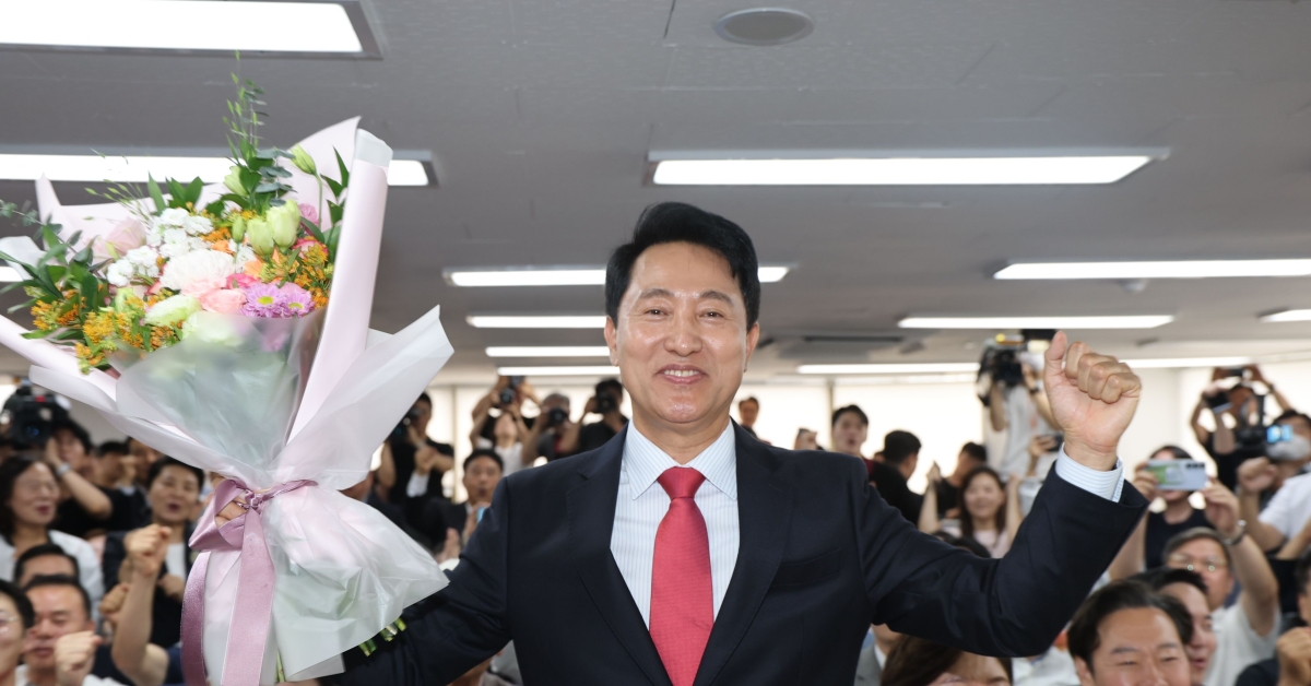 五届首尔市长诞生……Oh Sehoon：“常识的胜利，将倾注全部能力”