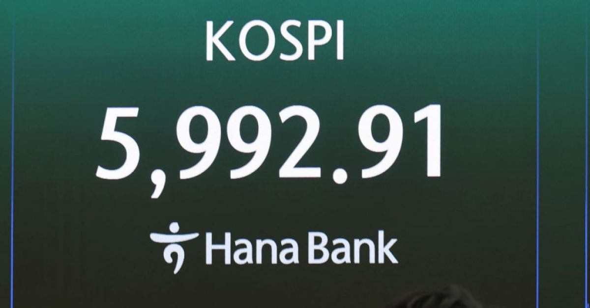 KOSPI Plunges 10.8%, KOSDAQ Drops 7.7%... KOSPI Dips Below 6,000 During Session
