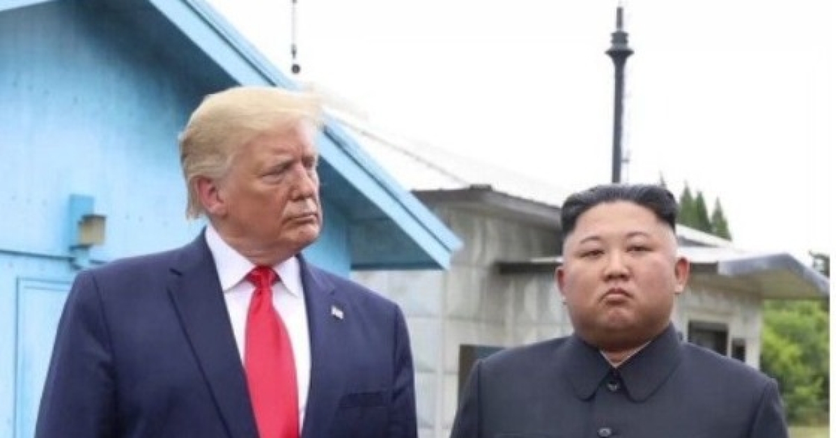 Trump Shares Kim Jong Un Photo Again: "We Get Along Great!"
