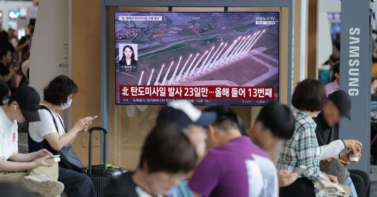韩国联合参谋本部：“朝鲜向东海海域发射不明飞行器”