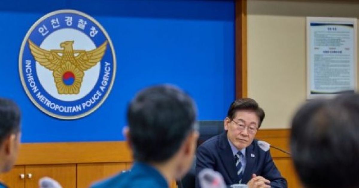李在明听取仁川大型超市持刀骚乱汇报，指示采取应对暴力犯罪特别措施