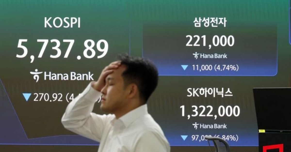 人工智能盈利前景受疑、美国物价上涨……韩国综指暴跌7%，迎来“黑色星期四” 