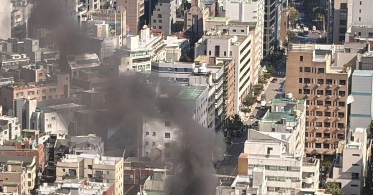 Two Buildings Catch Fire Seven Minutes Apart in Yeoksam-dong; Police Arrest Arson Suspect (2nd Update)