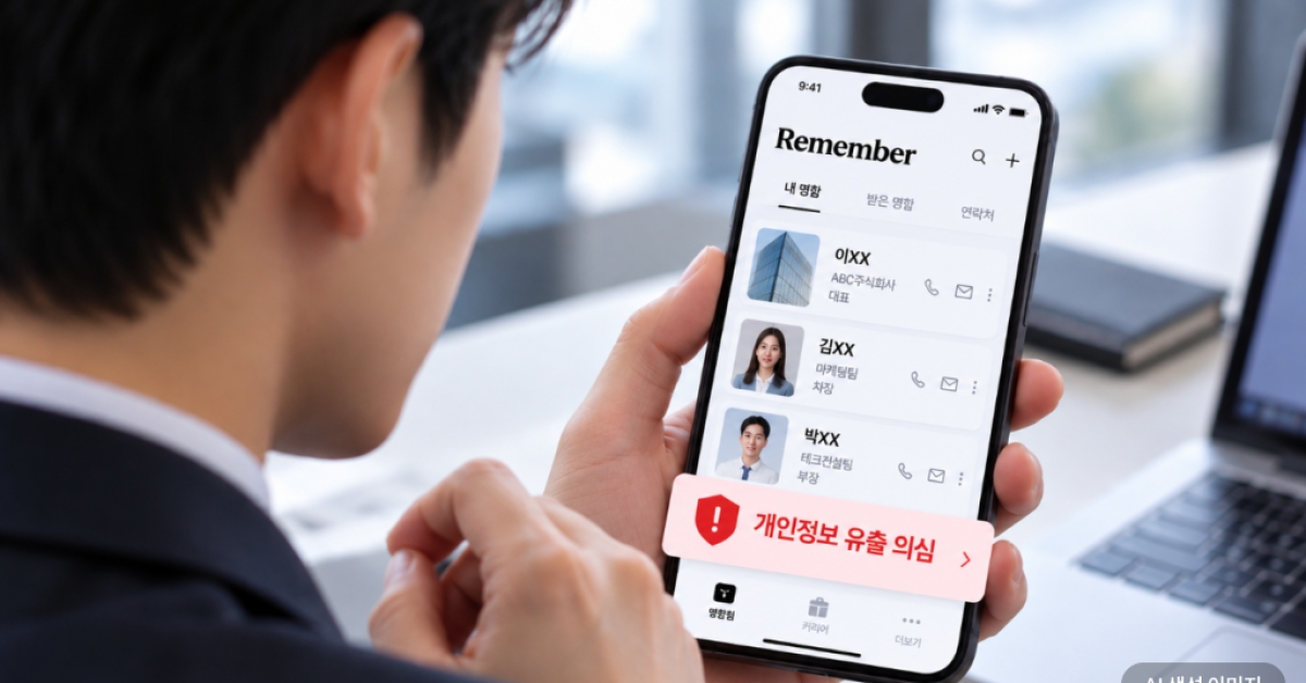 'Korea's Largest' Business Card App Remember Hit by Data Leak