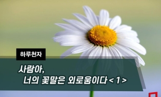 [하루천자]사람아, 너의 꽃말은 외로움이다＜1＞
