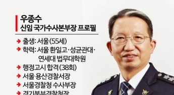 제2대 국수본부장에 경찰 출신 우종수 내정