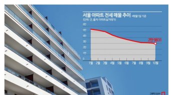 가을 이사철 메마른 서울 전세 매물2만건대로 '뚝'