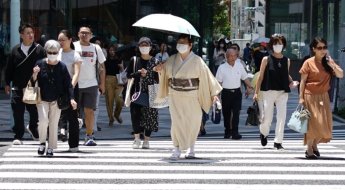 최고 기온 40도, 펄펄 끓는 일본…집계 이후 최고