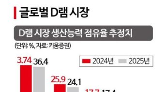 마이크론 턱밑 추격하는 中…탄력받는 '메모리 4강 체제'