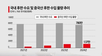 싼값으로 밀려들어오더니 한국 점령…수입량 역대 최대 中 후판