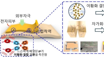 “10초면 원상회복” 초고속 자가 치유 전자피부 개발