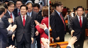 이렇게 들어왔다가…이렇게 나갔습니다
