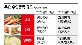 한국인 밥상, 중국산이 점령했다…가성비에 무너진 국산 채소[Why&Next]