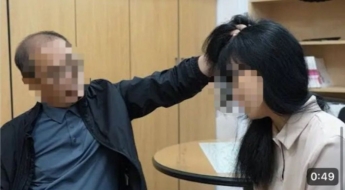 "여직원 머리채 잡고 손가락질"…폭력적 투표 독려 영상에 '발칵'