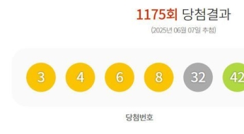 '로또 1175회' 1등 당첨자 20명 '13억' 받는다