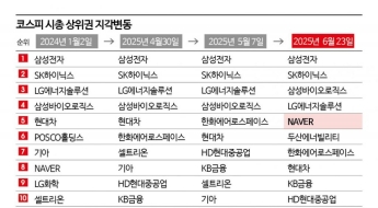 AI 대장주 vs 차기 황제주 vs 원전 기대주…불붙은 시총 5위 경쟁