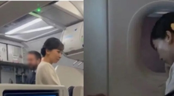 창에 머리 기댄 채 '꾸벅'…이코노미석 쪽잠 자는 공주에 일본 '들썩'