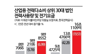 "전기 13% 더 썼는데 요금은 70% 증가"…AI 시대 전력 부담 늘어난 기업들