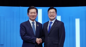 '강선우 사퇴' 입장 갈렸던 정청래·박찬대…당대표 후보 2차 토론