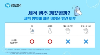 깔끔 떤다고 자주 빨았던 행주, 100℃ 끓는 물 아니면 세균 드글…