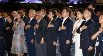 [속보]'국민임명식' 李대통령 