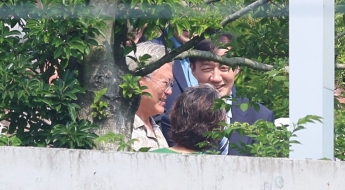 조국, 문재인 전 대통령 예방…文 
