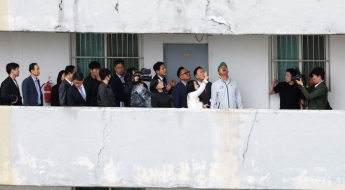 [포토] 은마아파트 현장 점검 나선 서울시장