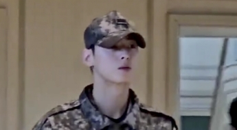 "잘생김은 못 숨긴다" 경주 APEC서 군복 입은 차은우 포착