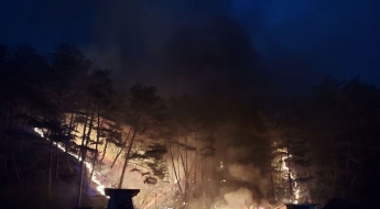 인제 기린면 산불 진화 중…민가·군부대 확산 우려 적어