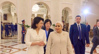 金여사, 이집트 영부인과 피라미드·대박물관 관람…