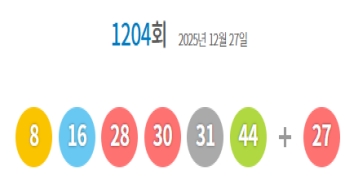 로또 1등 당첨번호 8·16·28·30·31·44…1인당 당첨금은 16억