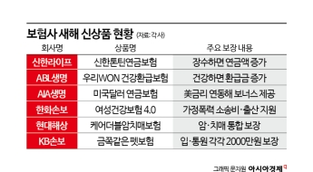 새해 보험사 신상품 경쟁 치열…장수·건강하면 돈 더 받는다