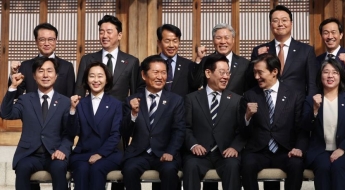 국힘 빠진 지도부 오찬…李대통령 