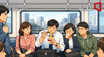 "주방인 줄 알았나" 지하철에서 컵라면 '후루룩'…민원 넣어도 '처벌 근거 無'