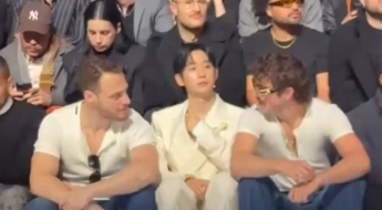 '쩍벌' 서양인 사이 낀 정해인…"투명인간 취급" 인종차별 논란