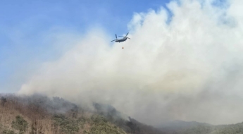 경남 함양군 산불 이틀째…주민 대피명령 내려져