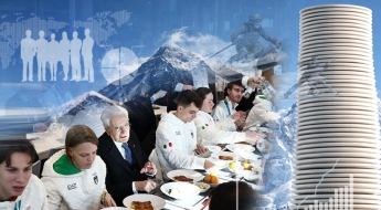 하루 피자만 1만2000조각…'에베레스트 7배' 접시 먹어 치웠다 [Data Pick]