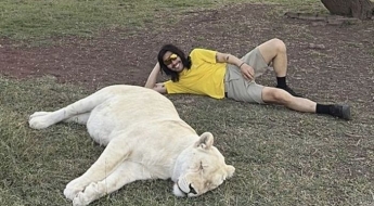 '약물 사자와 한 컷?' 논란에…노홍철 "낮잠 시간이라 안전" 해명