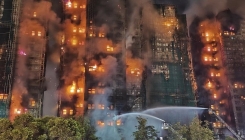 홍콩 아파트 화재, 사망자 55명으로 늘어…실종자도 279명