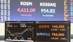 반도체 투톱 날자 코스피 '파죽지세'…장중 4600선 돌파