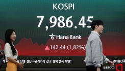 외국인 2.8兆 매도 속 코스피 신고가 마감…8천피 눈앞