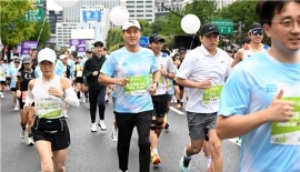 오세훈, 2025서울달리기 참가…11㎞코스 완주